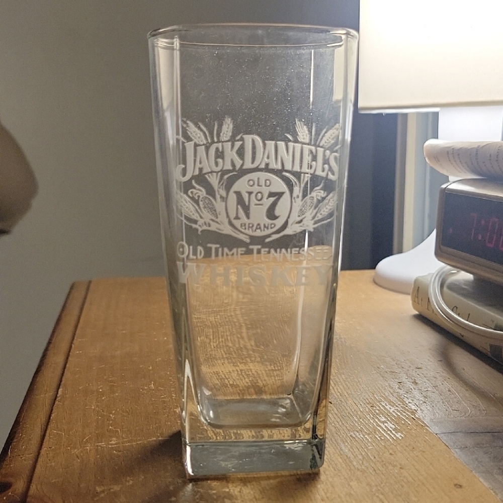 Jack Daniels Gray Highball Glass Drinkware
